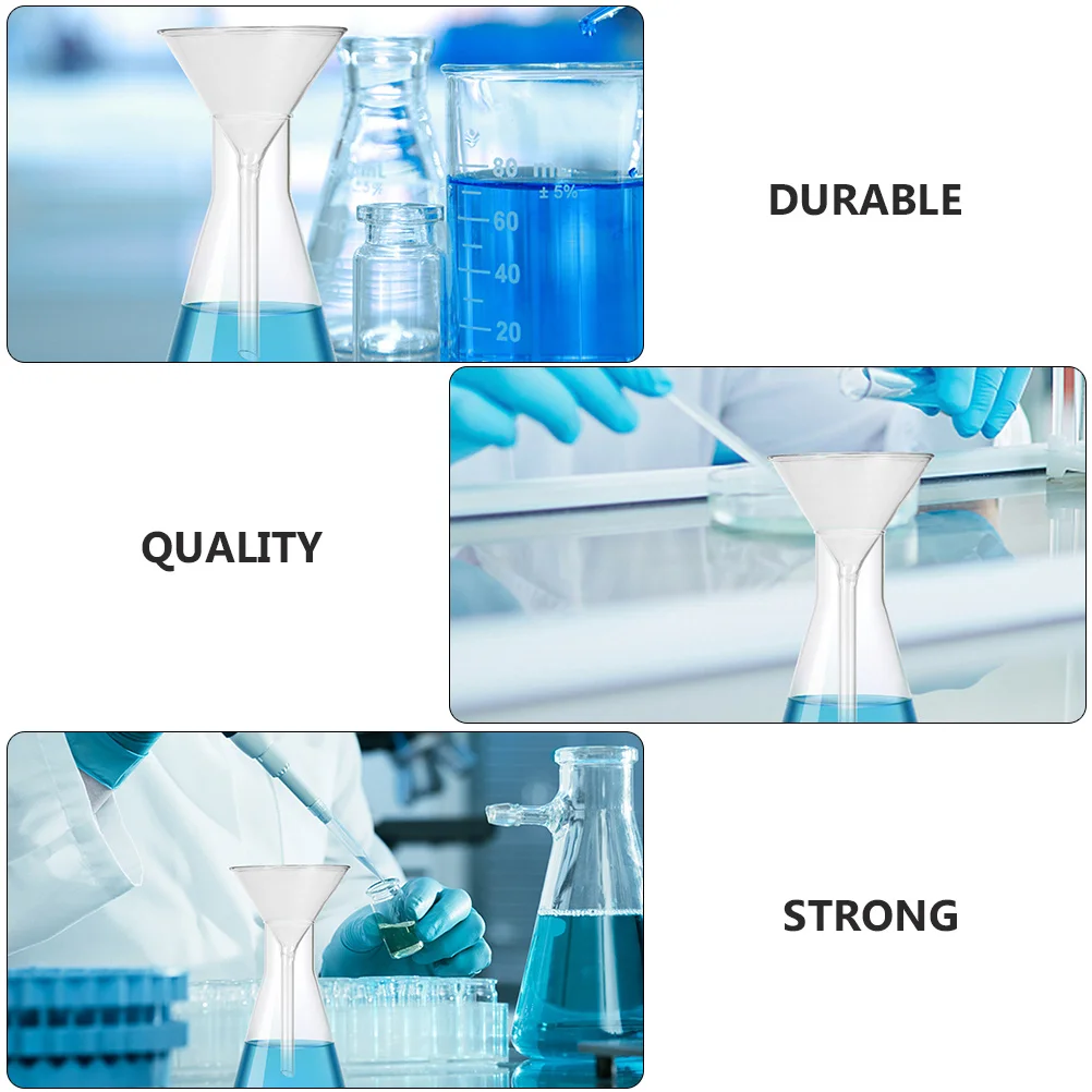 2Pcs Short Stem Glass Scientific Filling Funnel 100Mm Clear Laboratory Triangle Funnel for Liquid Transfer Essential Oil
2Pcs Short Stem Glass Scientific Filling Funnel 100Mm Clear Laboratory Triangle Funnel for Liquid Transfer Essential Oil
