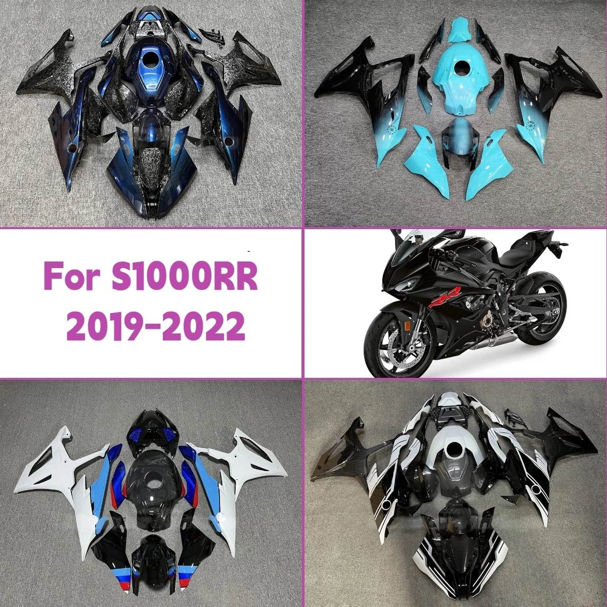 Customizable Fairings 2019-2022 S 1000RR Full High-Quality Plastic Fairing Kit ABS Perfect Fit for 19-22 BMW S1000RR
Customizable Fairings 2019-2022 S 1000RR Full High-Quality Plastic Fairing Kit ABS Perfect Fit for 19-22 BMW S1000RR