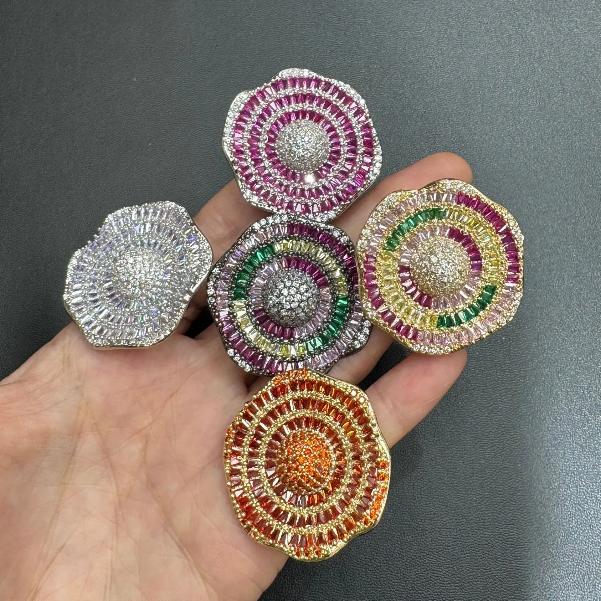 gorgeous cubic zirconia adjustable ring for women shiny jewelry gala event dinner party large round ring fushia white orange
gorgeous cubic zirconia adjustable ring for women shiny jewelry gala event dinner party large round ring fushia white orange