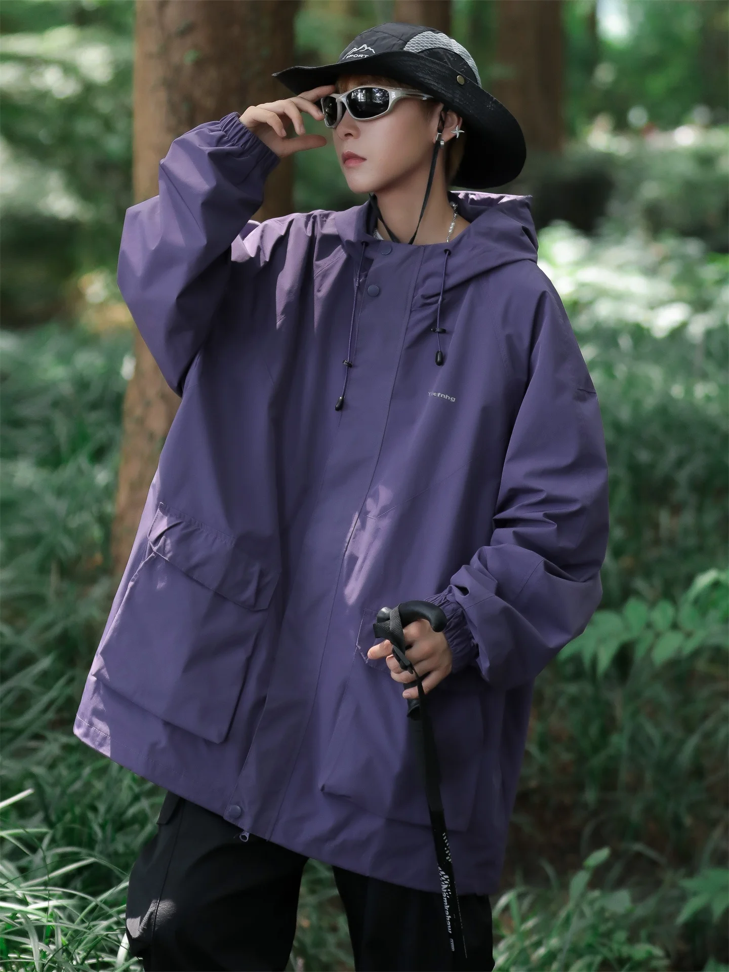 Outdoor Windproof Waterproof Climbing Jacket Youth Multi-Pocket Men's Summer Regular-Sized Long-Sleeve Hooded Coat
Outdoor Windproof Waterproof Climbing Jacket Youth Multi-Pocket Men's Summer Regular-Sized Long-Sleeve Hooded Coat
