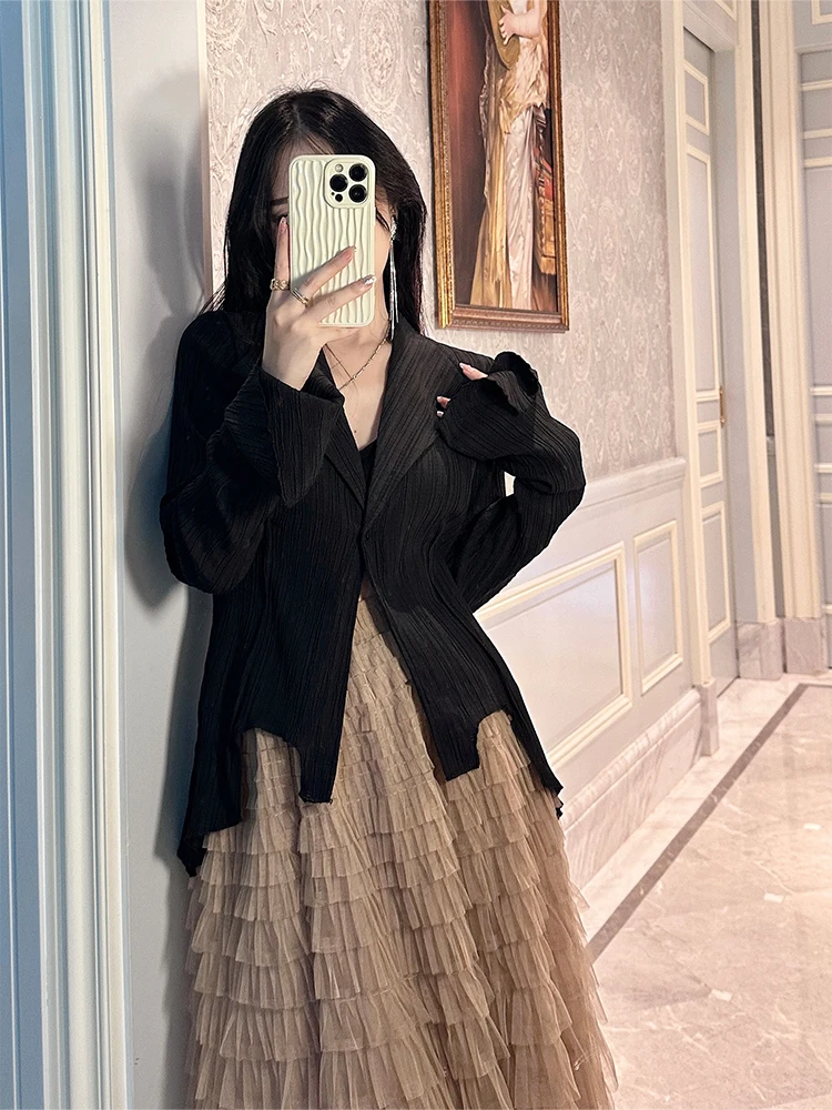 k Sle Women's V-ne Open Cardigan ort Waist-cinching Asymmetrical Slit Long Sve T-irt for Commute Autumn Faion
k Sle Women's V-ne Open Cardigan ort Waist-cinching Asymmetrical Slit Long Sve T-irt for Commute Autumn Faion