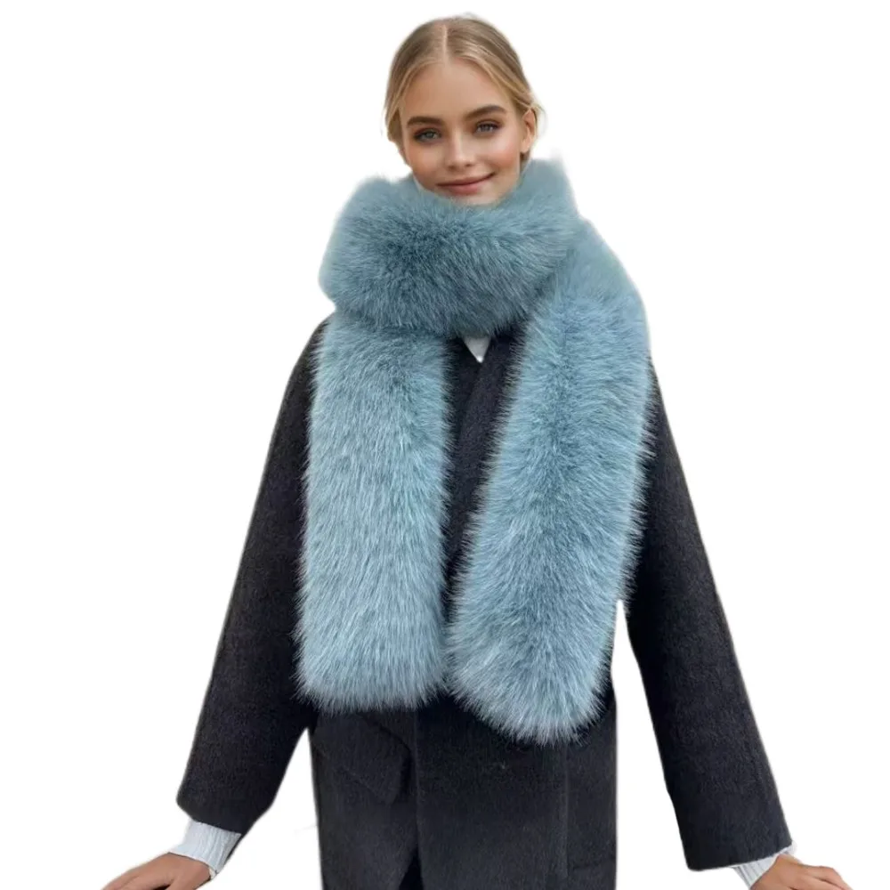 Модный длинный шарф из искусственного меха 179*12 см, толстый, мягкий, в виде длинной полосы, меховой декор, женский и мужской шарф-грелка для шеи для улицы
Модный длинный шарф из искусственного меха 179*12 см, толстый, мягкий, в виде длинной полосы, меховой декор, женский и мужской шарф-грелка для шеи для улицы