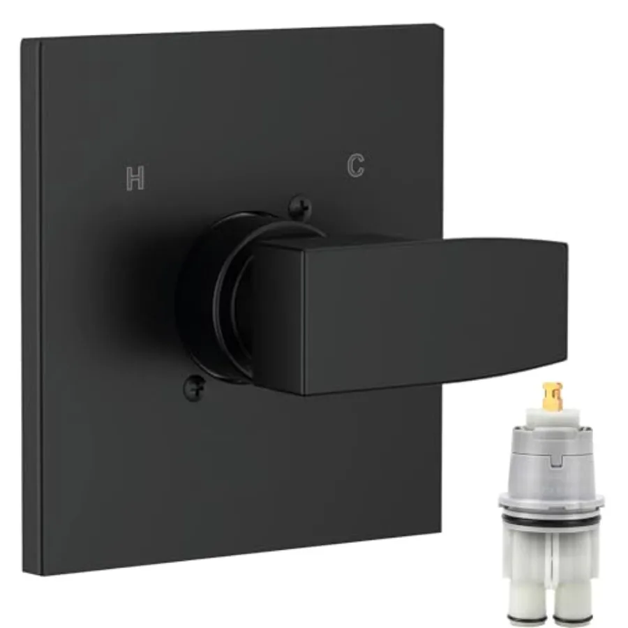 Replacement for Delta 13/14 Series Shower Handle Trim Kit with RP46074 Cartridge Compatible with Delta R10000 Valve Matte Black
Replacement for Delta 13/14 Series Shower Handle Trim Kit with RP46074 Cartridge Compatible with Delta R10000 Valve Matte Black