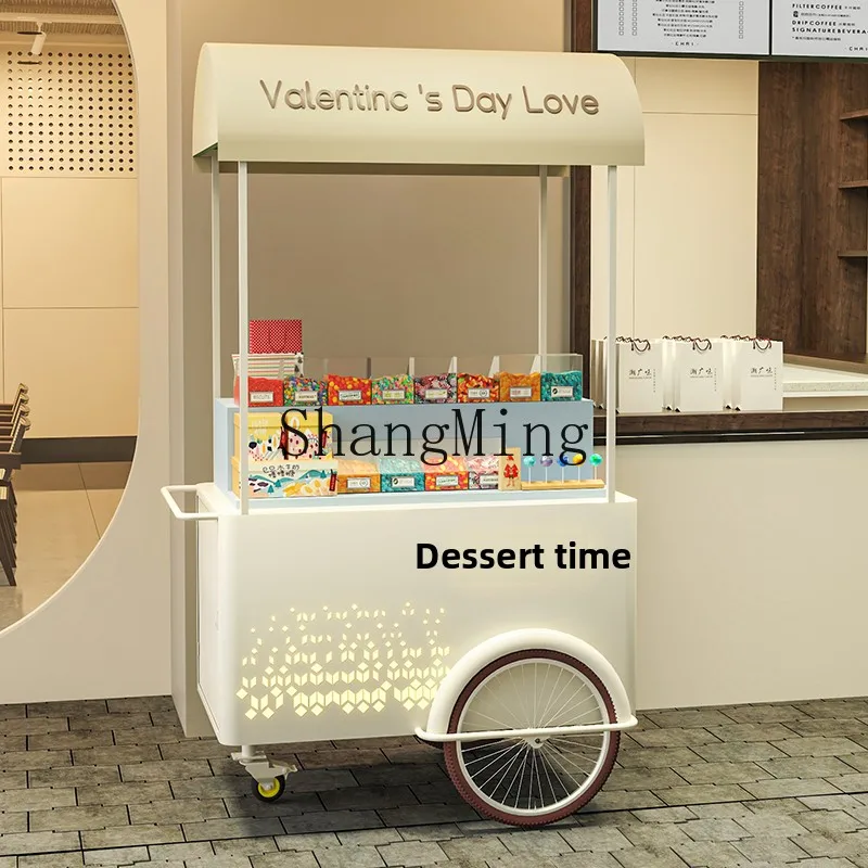 YX outdoor wrought iron sales cart, promotional cart in shopping malls, movable display cart in scenic spots
YX outdoor wrought iron sales cart, promotional cart in shopping malls, movable display cart in scenic spots