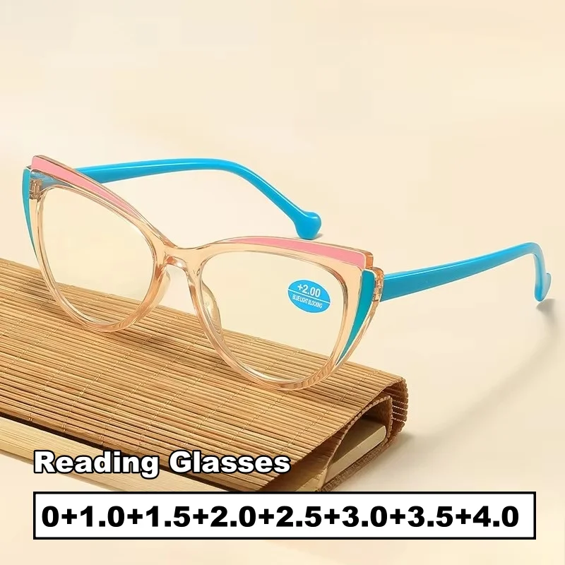 2025 Women's Cat Eye Reading Glasses Men Blue Light Blocking Presbyopia Eyeglasses Unisex New Trend Far Sight Eyewear 0+1.0+4.0
2025 Women's Cat Eye Reading Glasses Men Blue Light Blocking Presbyopia Eyeglasses Unisex New Trend Far Sight Eyewear 0+1.0+4.0