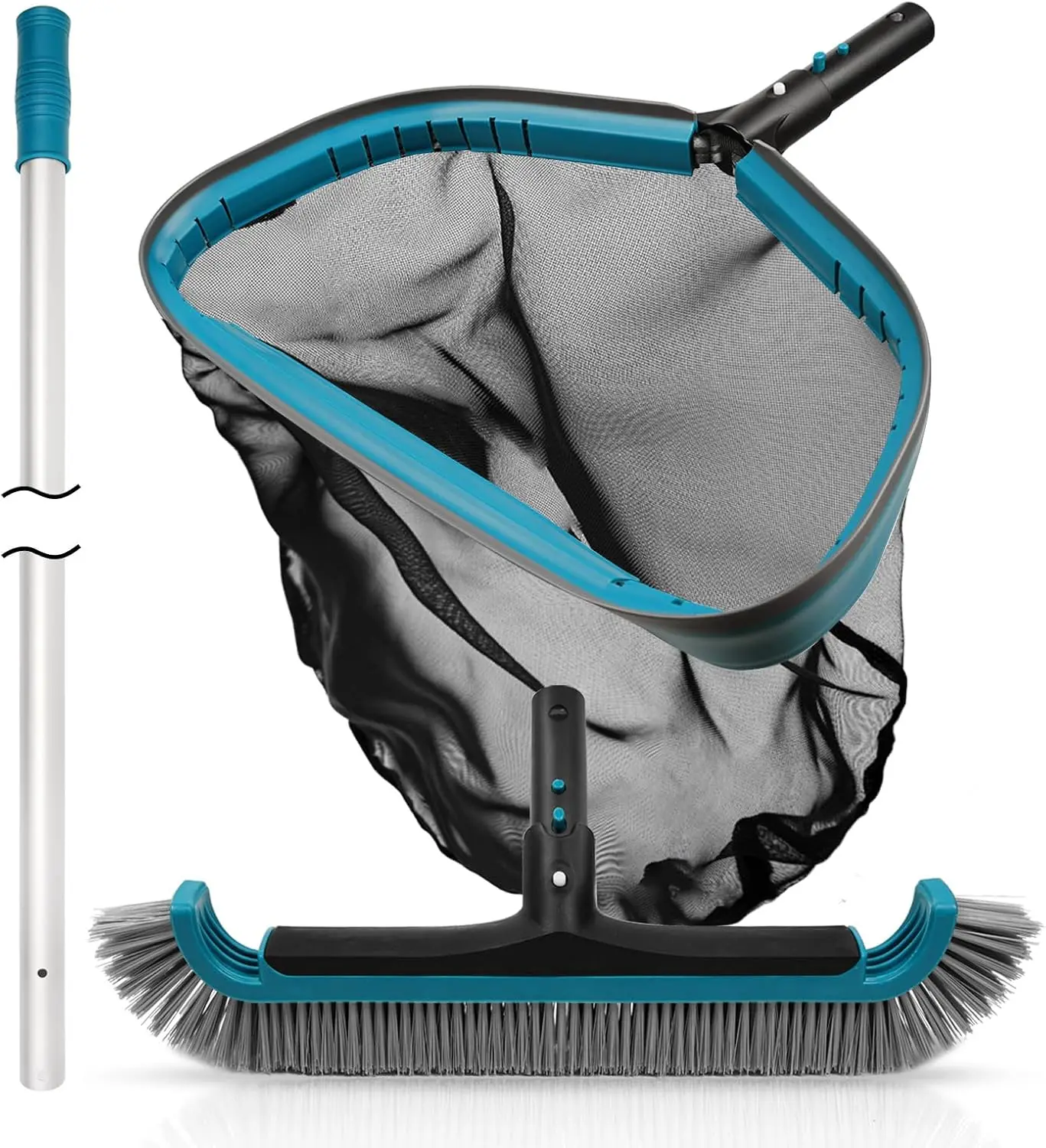 Набор для чистки бассейнов с регулируемой штангой и щеткой, удаляет мусор из встраиваемых и наземных бассейнов
Набор для чистки бассейнов с регулируемой штангой и щеткой, удаляет мусор из встраиваемых и наземных бассейнов