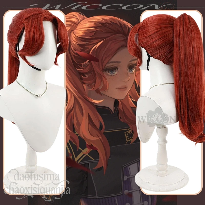 Maelleee Obscurr Cosplay Synthetic Hair Wig Long Single Ponytail Red Brown Parted Bangs Anime Game Clairr Christmas Halloween
Maelleee Obscurr Cosplay Synthetic Hair Wig Long Single Ponytail Red Brown Parted Bangs Anime Game Clairr Christmas Halloween