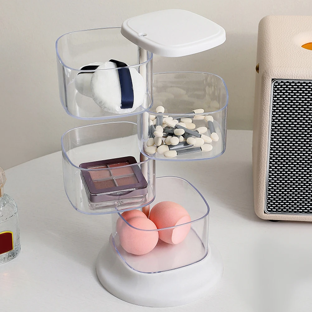 3 Tier Rotating Jewelry Organizer Hair Tie Storage Box Desktop Dresser Holder Earring Necklace Display Case Portable Bracelet
3 Tier Rotating Jewelry Organizer Hair Tie Storage Box Desktop Dresser Holder Earring Necklace Display Case Portable Bracelet