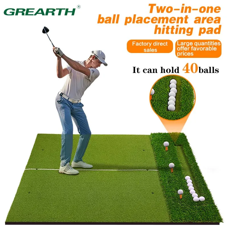 Integrated 5x4ft & 6x4ft Golf Mat with Ball Tray, Thickening Golf Mats Practice Outdoor & Indoor, Artificial Turf Matt
Integrated 5x4ft & 6x4ft Golf Mat with Ball Tray, Thickening Golf Mats Practice Outdoor & Indoor, Artificial Turf Matt