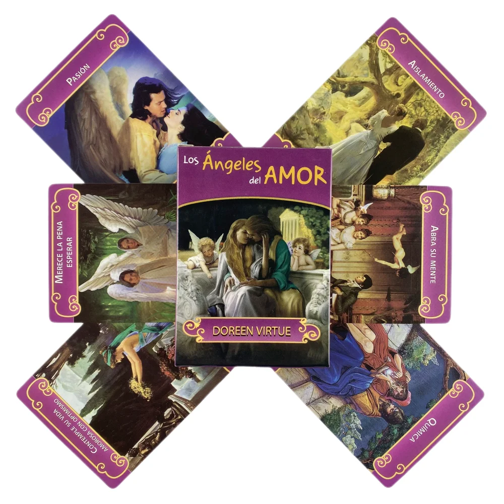 Spanish Los Angeles Del Amor Oracle Cards The Romance Angels Divination Tarot Cards Entertainment Family Game Edition Parties
Spanish Los Angeles Del Amor Oracle Cards The Romance Angels Divination Tarot Cards Entertainment Family Game Edition Parties