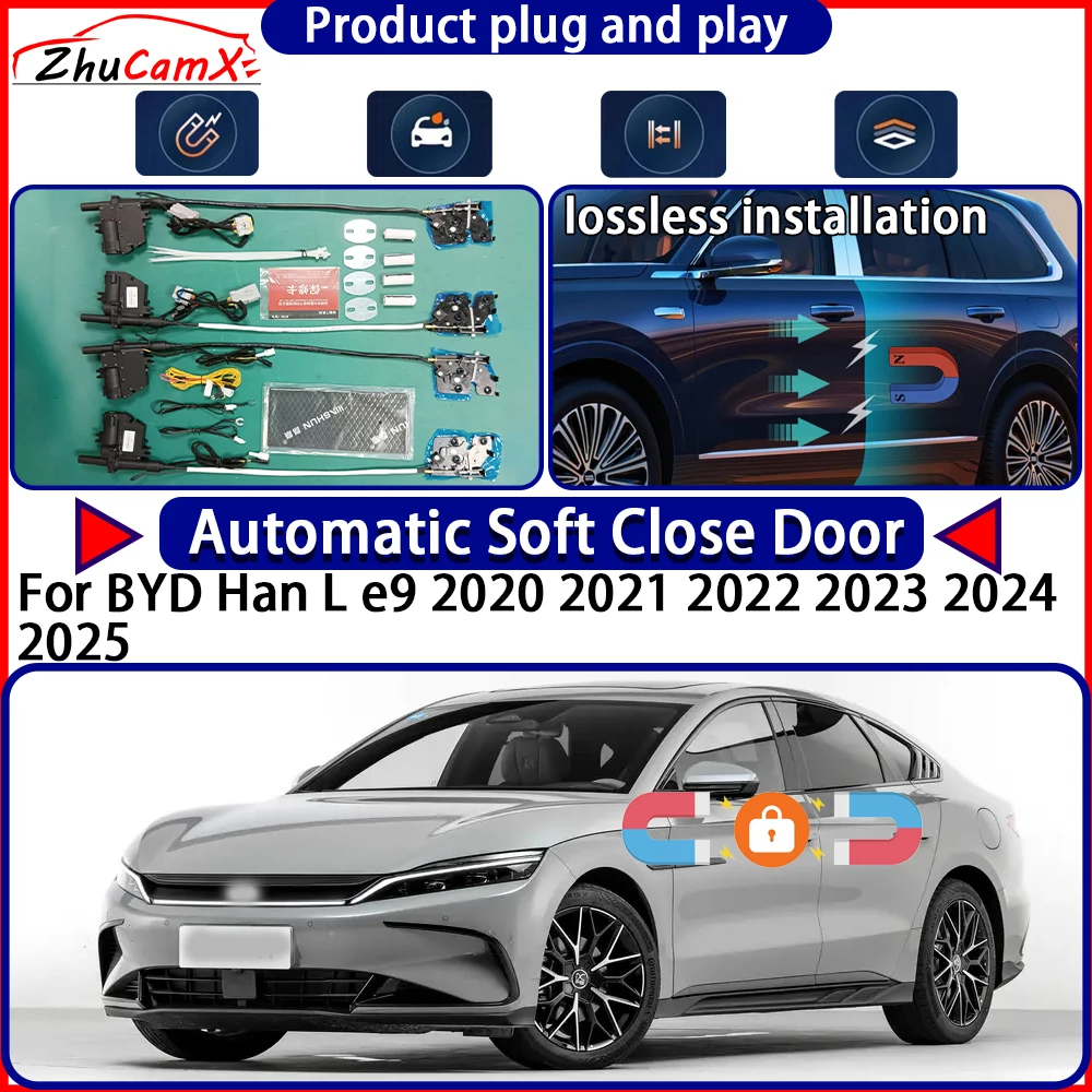 OEM Door Lock Actuator for BYD Han L e9 2020 2021 2022 2023 2024 2025 Soft Close Door Kit Power Latch System Auto Pull Door Easy
OEM Door Lock Actuator for BYD Han L e9 2020 2021 2022 2023 2024 2025 Soft Close Door Kit Power Latch System Auto Pull Door Easy