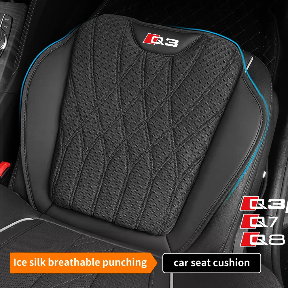 Универсальная подушка для автомобильного сиденья из ледяного шелка, дышащий чехол-протектор, аксессуары для интерьера автомобиля Audi Q3 Q7 Q8, подушка для автокресла
Универсальная подушка для автомобильного сиденья из ледяного шелка, дышащий чехол-протектор, аксессуары для интерьера автомобиля Audi Q3 Q7 Q8, подушка для автокресла