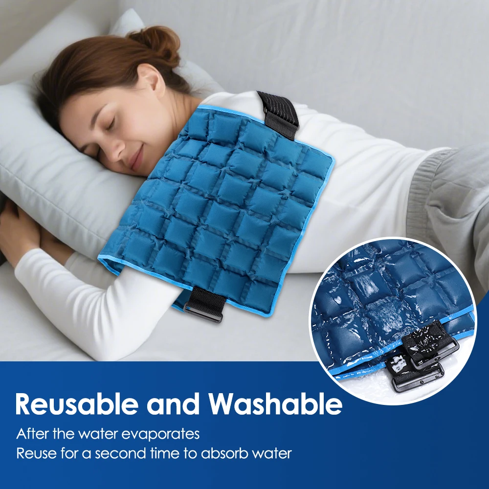 1PC Reusable Hot Cold Gel Pack Large Ice Pack Cooling Mat for Back/Knee/Calf/Shoulder Relaxation for First Aid Sports Sprain
1PC Reusable Hot Cold Gel Pack Large Ice Pack Cooling Mat for Back/Knee/Calf/Shoulder Relaxation for First Aid Sports Sprain