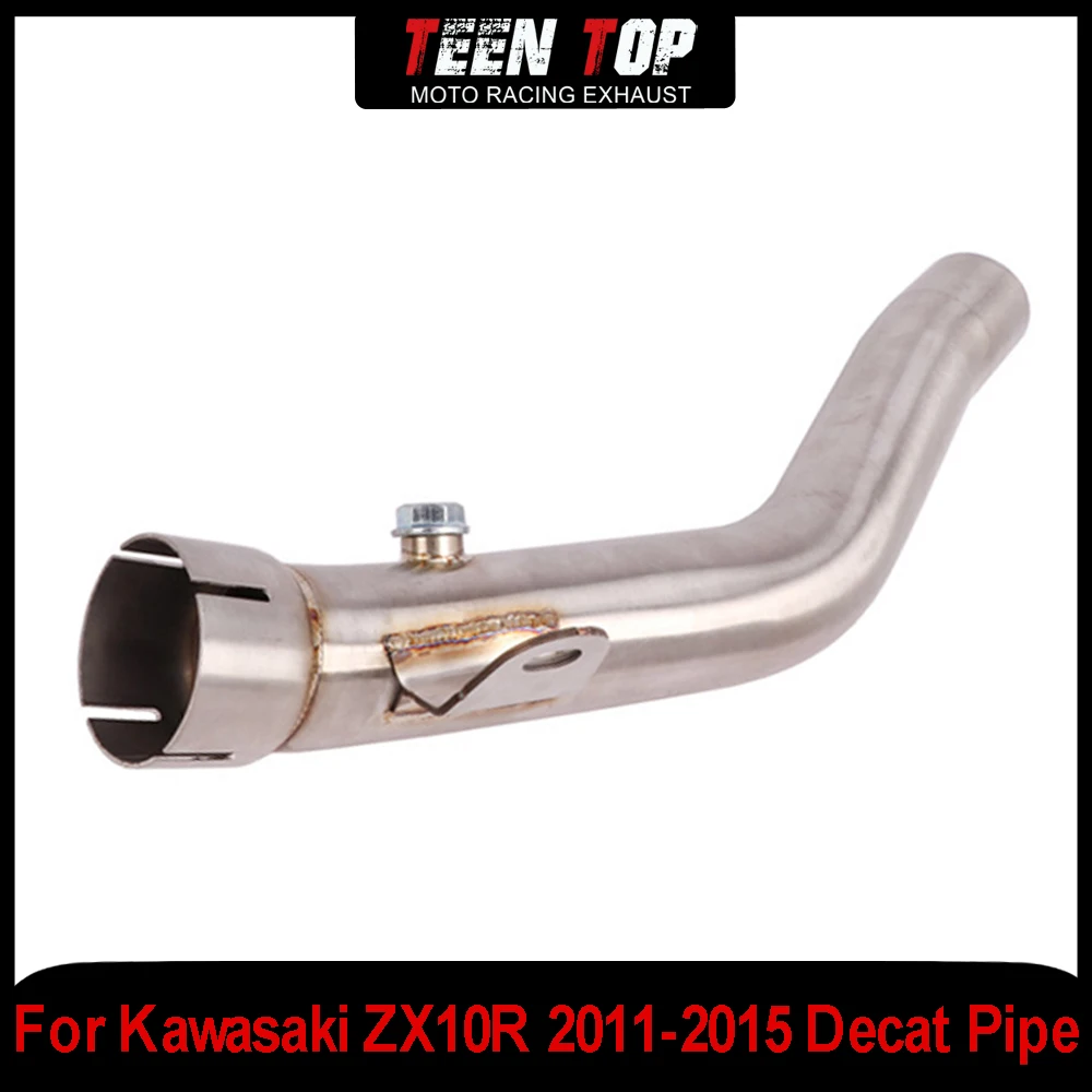 Motorcycle Escape Full Exhaust System For Kawasaki ZX10R Decat Pipe Exhaust Middle Pipe zx10r 2011-2015 Stainless Steel Tube
Motorcycle Escape Full Exhaust System For Kawasaki ZX10R Decat Pipe Exhaust Middle Pipe zx10r 2011-2015 Stainless Steel Tube