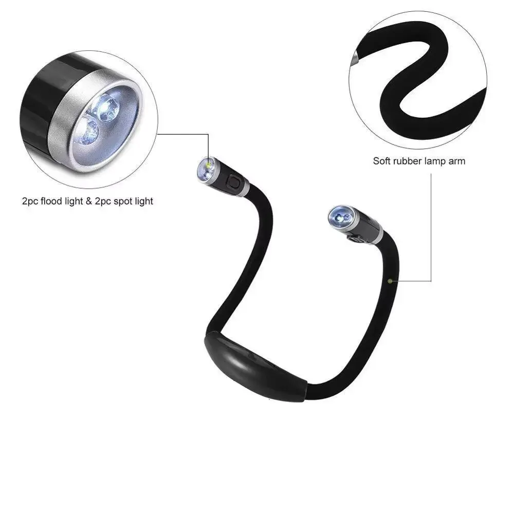 Portable Multi-angle Adjustable Book Light Flexible Design 4 Modes Reading Lamp 4 LED U-Shaped Handsfree Ligh Bedside
Portable Multi-angle Adjustable Book Light Flexible Design 4 Modes Reading Lamp 4 LED U-Shaped Handsfree Ligh Bedside