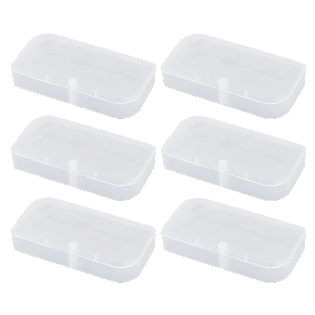 6pcs Clear Plastic Parts Storage Case Transparent Pp Material Smooth Edge Lid Container For Small Tools Organization Home
6pcs Clear Plastic Parts Storage Case Transparent Pp Material Smooth Edge Lid Container For Small Tools Organization Home