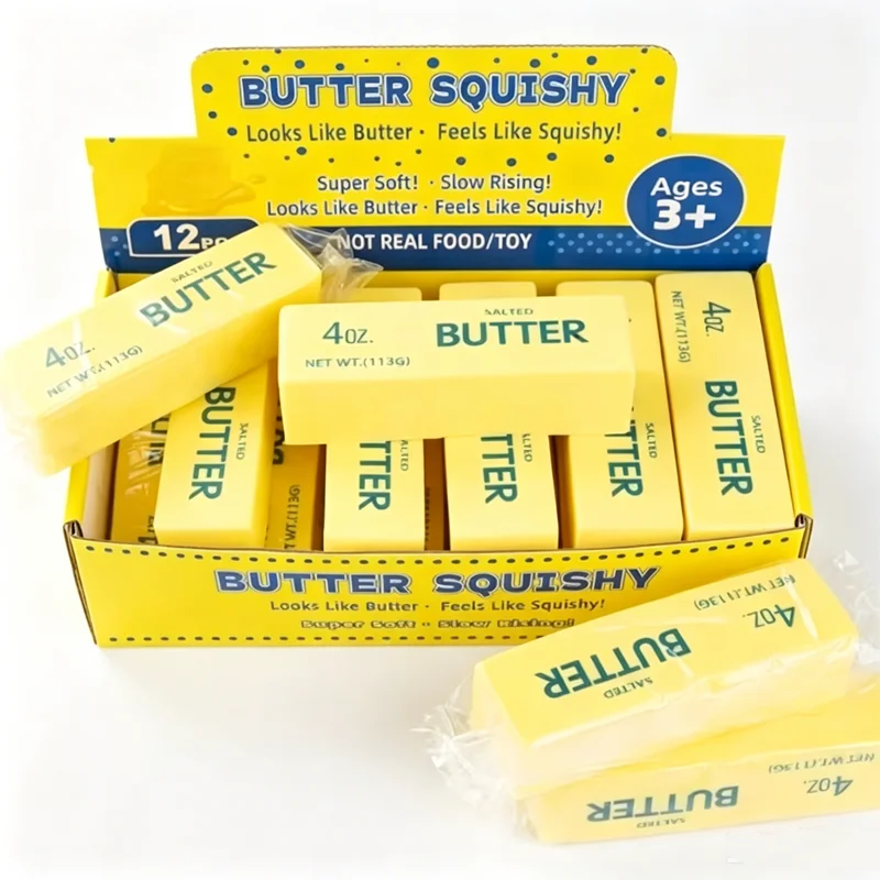 New Butter Stick Milk Bar Squishy Toy Slow Rebound Soft Squeeze Stress Relief Fidget Decompression Hand Toy For Adults Teens
New Butter Stick Milk Bar Squishy Toy Slow Rebound Soft Squeeze Stress Relief Fidget Decompression Hand Toy For Adults Teens