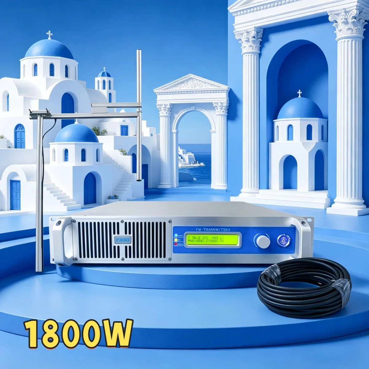 Church YXHT-1, 1.8KW(1800W) FM Transmitter Kit Cable, Midweek Worship, No Drift High Stability Lightning Proof
Church YXHT-1, 1.8KW(1800W) FM Transmitter Kit Cable, Midweek Worship, No Drift High Stability Lightning Proof