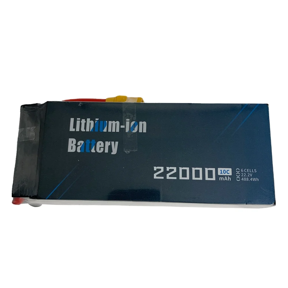 6S 16000mAh 22000mAh High Density Semi Solid Lithium Ion Battery lipo battery for agricultural sprayer drone Battery
6S 16000mAh 22000mAh High Density Semi Solid Lithium Ion Battery lipo battery for agricultural sprayer drone Battery