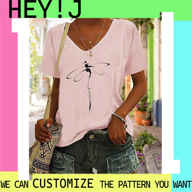 Women's T-shirt Dragonfly 3D Printed Daily Casual Top V-neck Shirt Oversized Street Girl's Minimalist Clothing Y2k Graphic Tee
Women's T-shirt Dragonfly 3D Printed Daily Casual Top V-neck Shirt Oversized Street Girl's Minimalist Clothing Y2k Graphic Tee