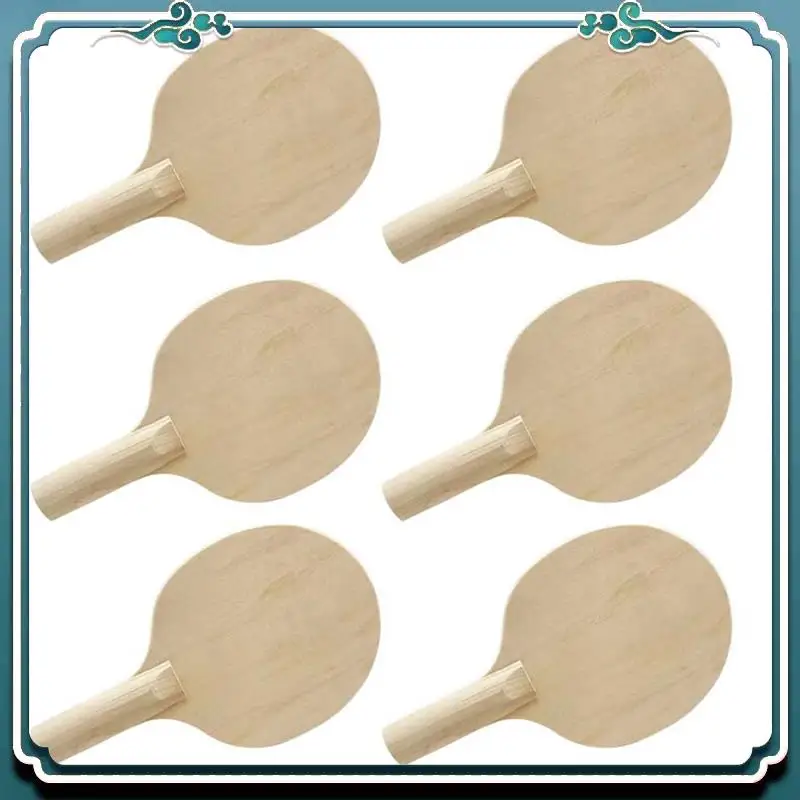 Unpainted Wooden Table Tennis Paddle Kit(6Pcs) With Grips For DIY Light-Weight Racket For Sports For Crafting Projects Eco-Frien
Unpainted Wooden Table Tennis Paddle Kit(6Pcs) With Grips For DIY Light-Weight Racket For Sports For Crafting Projects Eco-Frien