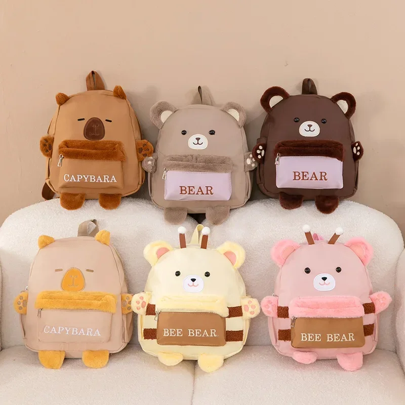 Lightweight Backpack Multifunction Plush Bookbag Capybara Durable Casual Bag Gift for Kids Boys Girls Reusable Lunch Bag
Lightweight Backpack Multifunction Plush Bookbag Capybara Durable Casual Bag Gift for Kids Boys Girls Reusable Lunch Bag