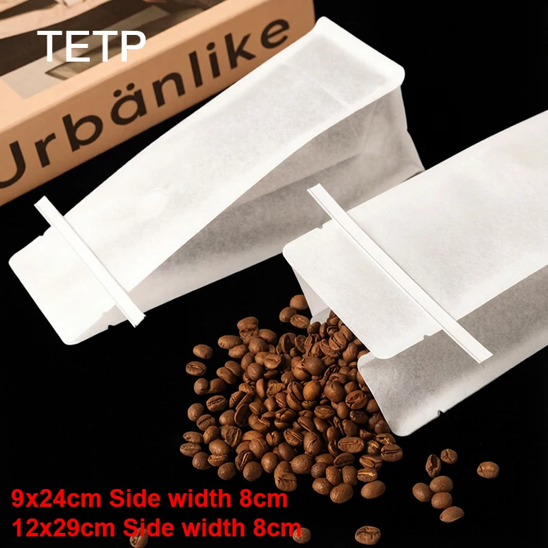TETP 50Pcs Stand-Up Coffee Bean Bags with Roll Edge Seal Air Valve Aluminum Foil Convenient for Portioning Storage Pocket
TETP 50Pcs Stand-Up Coffee Bean Bags with Roll Edge Seal Air Valve Aluminum Foil Convenient for Portioning Storage Pocket