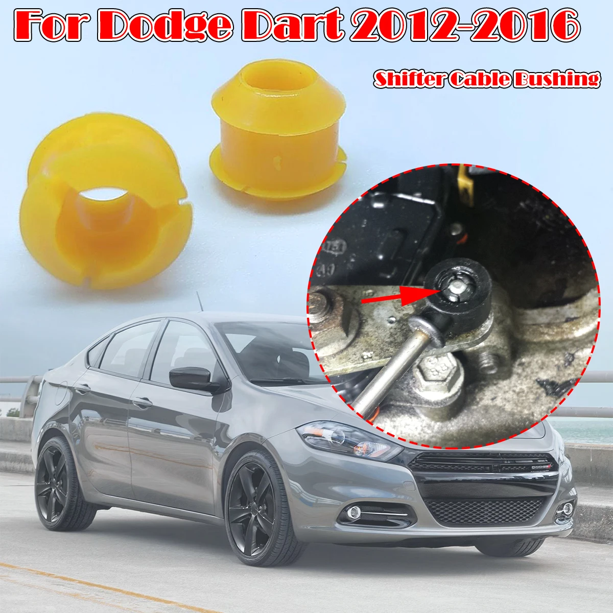 2/4Pc For Dodge Dart 2012-2016 Shift Cable Bushing Automatic Shifting Fix Gear Selector Change Lever Linkage End Pivot Grommet
2/4Pc For Dodge Dart 2012-2016 Shift Cable Bushing Automatic Shifting Fix Gear Selector Change Lever Linkage End Pivot Grommet