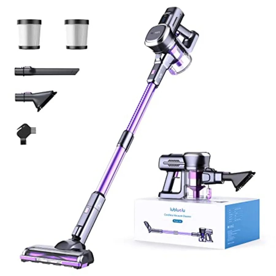 Cordless Stick Vacuum Cleaner with 235W Brushless Motor Lightweight Self-Standing and Handheld Design for Carpet Hard Floor and
Cordless Stick Vacuum Cleaner with 235W Brushless Motor Lightweight Self-Standing and Handheld Design for Carpet Hard Floor and