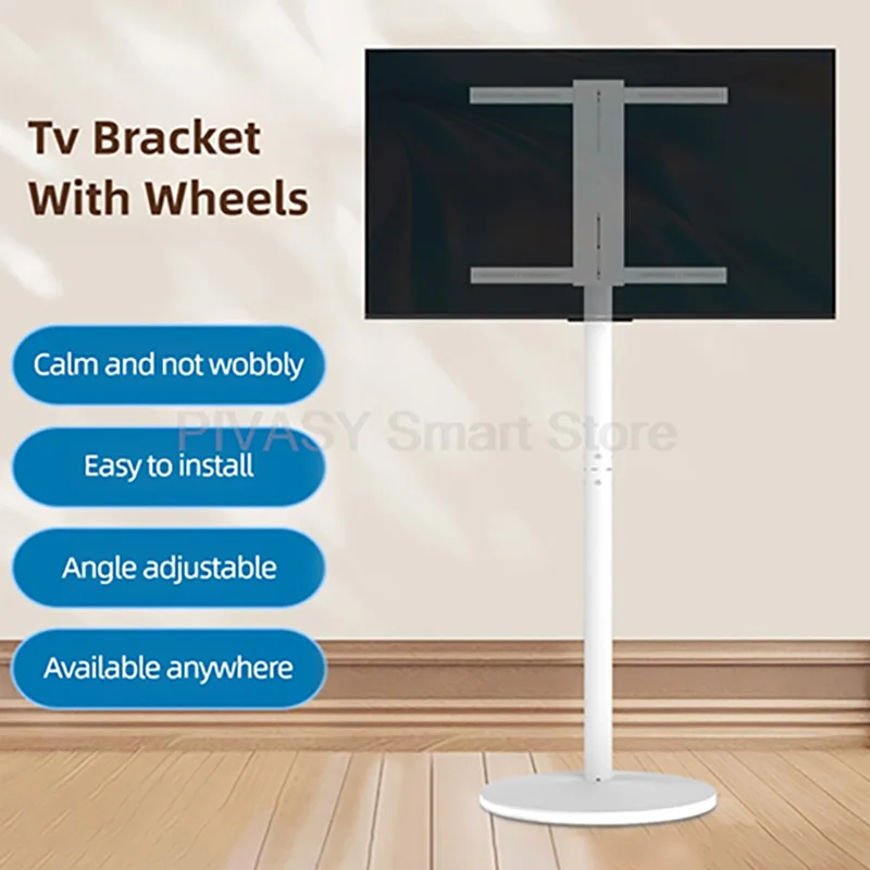 Универсальная напольная подставка для мобильного телевизора, регулируемый угол наклона, портативный съемный держатель, 45-65 дюймов, подвижная подставка для телевизора для спальни, гостиной
Универсальная напольная подставка для мобильного телевизора, регулируемый угол наклона, портативный съемный держатель, 45-65 дюймов, подвижная подставка для телевизора для спальни, гостиной