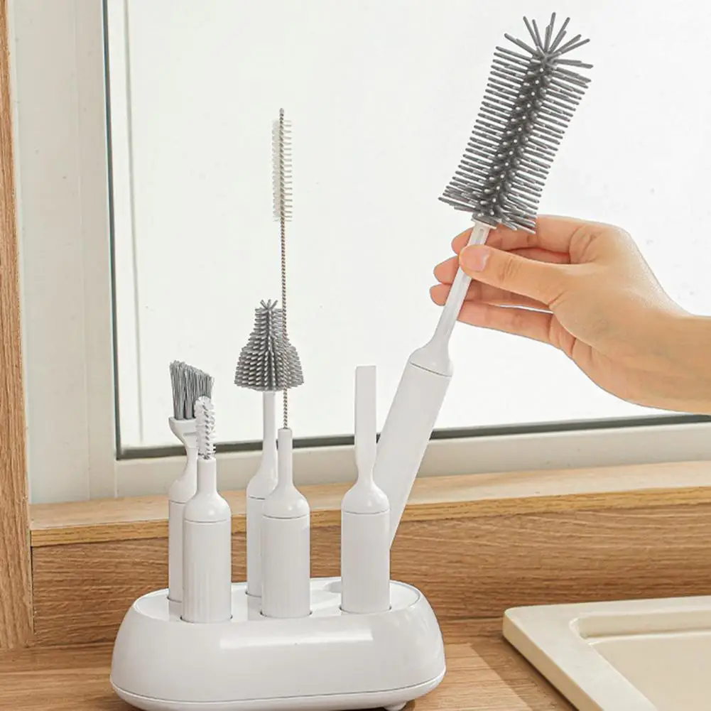 Набор силиконовых щеток для бутылочек Щетка для детских бутылочек Набор силиконовых щеток для бутылочек с вращающимся на 360 градусов очистителем для кухни
Набор силиконовых щеток для бутылочек Щетка для детских бутылочек Набор силиконовых щеток для бутылочек с вращающимся на 360 градусов очистителем для кухни