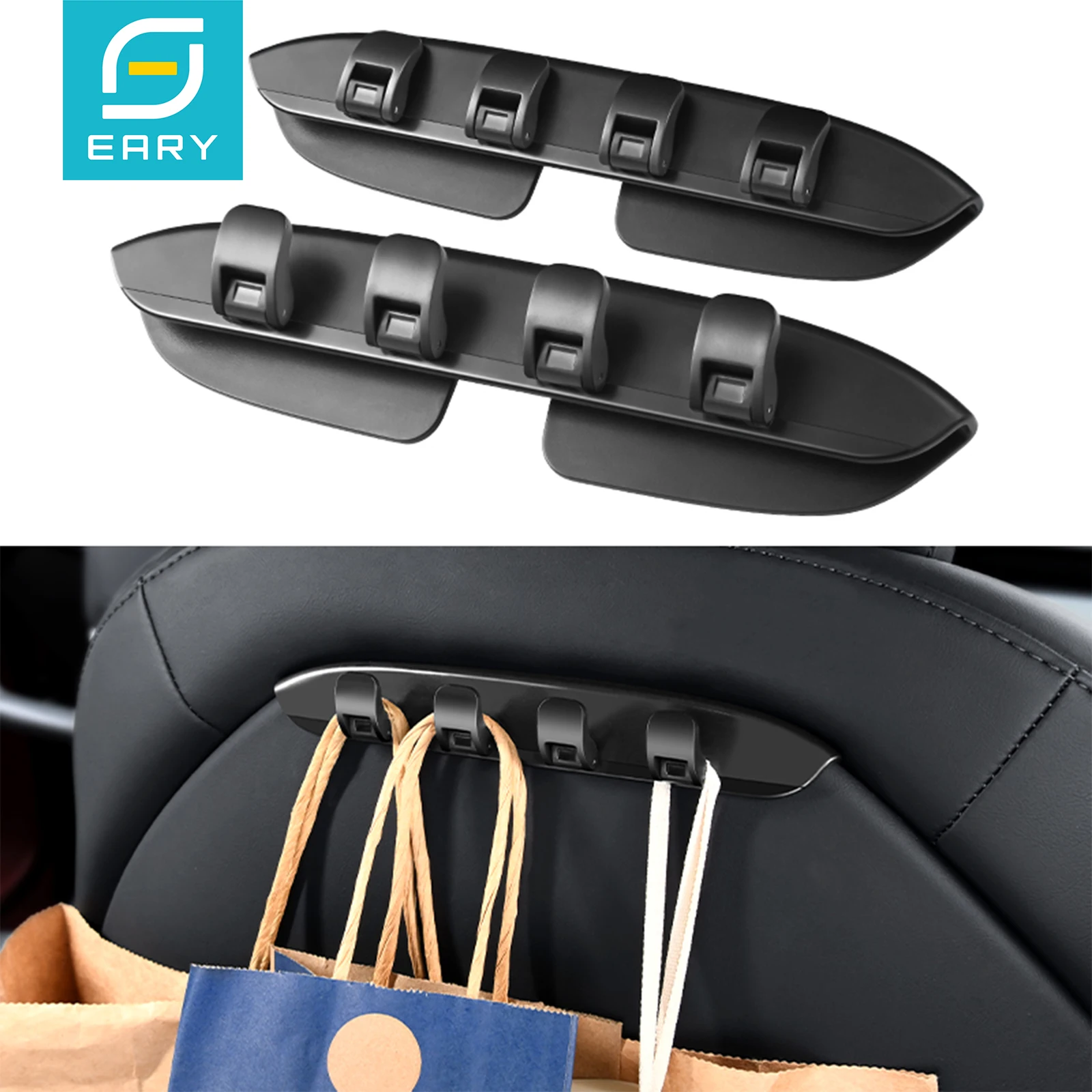 Eary Car Seat Back Hidden Hooks for Tesla Model 3/Y Accessories Automotive Seat Back Organizers for Purses Bags Coats Umbrellas
Eary Car Seat Back Hidden Hooks for Tesla Model 3/Y Accessories Automotive Seat Back Organizers for Purses Bags Coats Umbrellas
