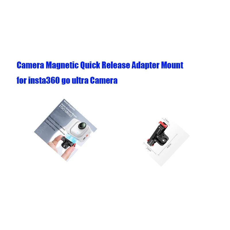 Camera Magnetic Quick Release Adapter Mount for insta360 go ultra Camera , Camera Stand Mount Adapter for insta360 go ultra
Camera Magnetic Quick Release Adapter Mount for insta360 go ultra Camera , Camera Stand Mount Adapter for insta360 go ultra