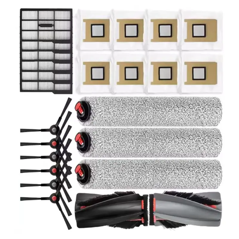 【A16Z】24PCS Cleaner Spare Part Vacuum Main Brush Roller Brush Side Brush Dust Bag Filter For Eufy Omni E25/E28
【A16Z】24PCS Cleaner Spare Part Vacuum Main Brush Roller Brush Side Brush Dust Bag Filter For Eufy Omni E25/E28
