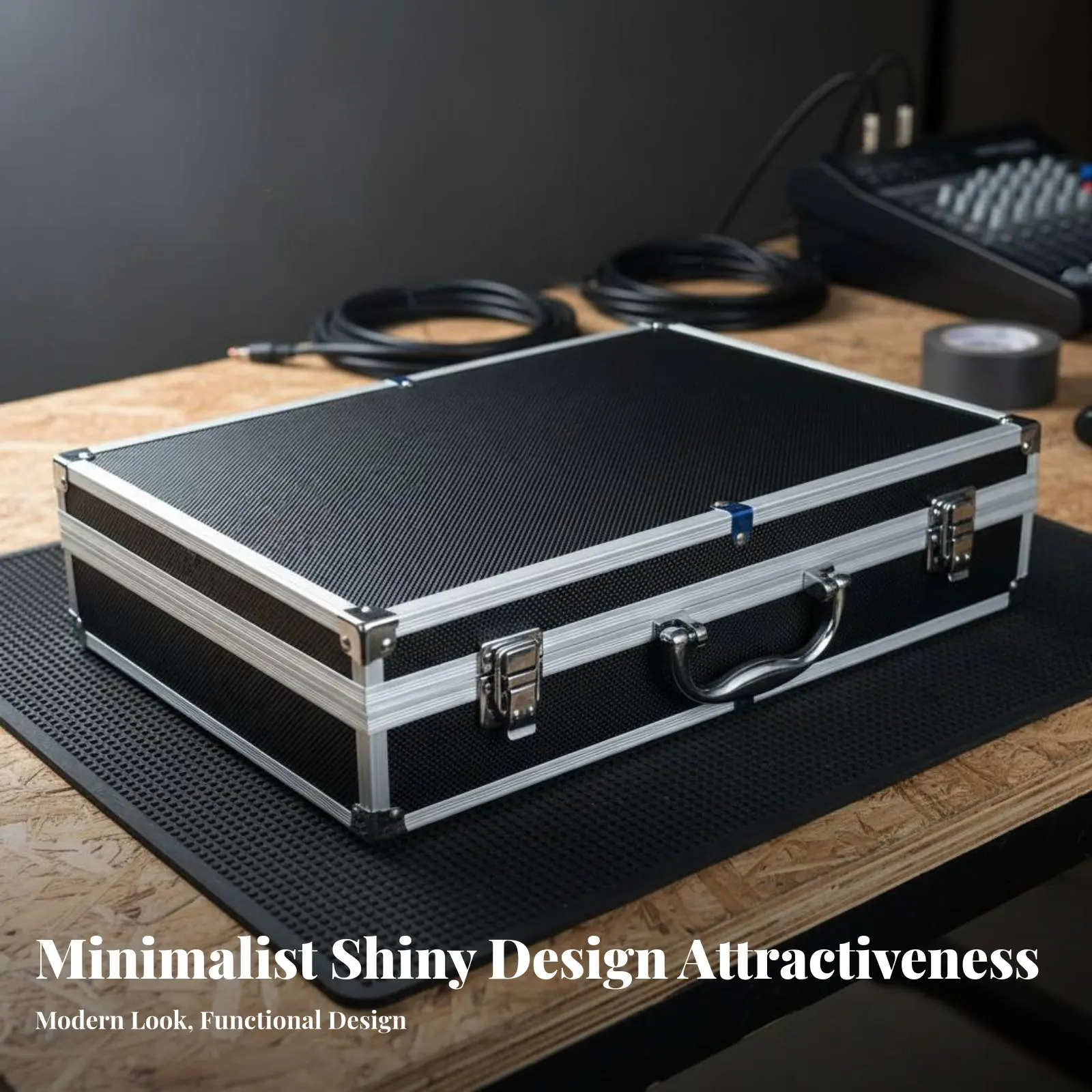 Aluminum Audio Device Case Shockproof 4-Audio Device Carrying Case 4-Mic Hard Shell Storage Box Portable with Handle for DJs
Aluminum Audio Device Case Shockproof 4-Audio Device Carrying Case 4-Mic Hard Shell Storage Box Portable with Handle for DJs
