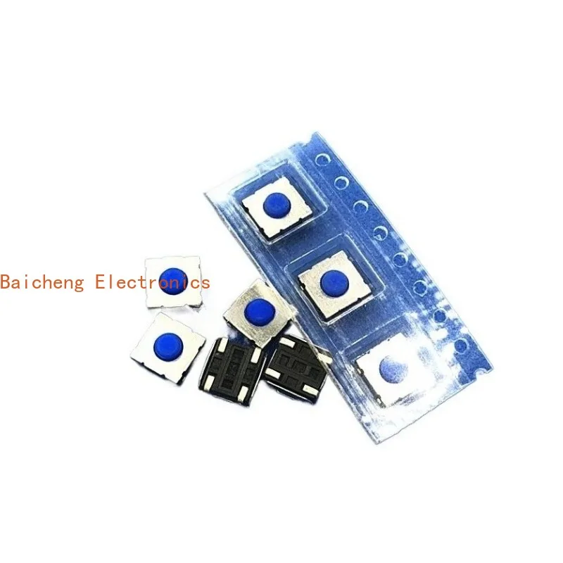 100pcs 6 * 6 * 3.5 inner patch with 4-pin waterproof and dustproof silicone button switch, lightly touch the blue button
100pcs 6 * 6 * 3.5 inner patch with 4-pin waterproof and dustproof silicone button switch, lightly touch the blue button