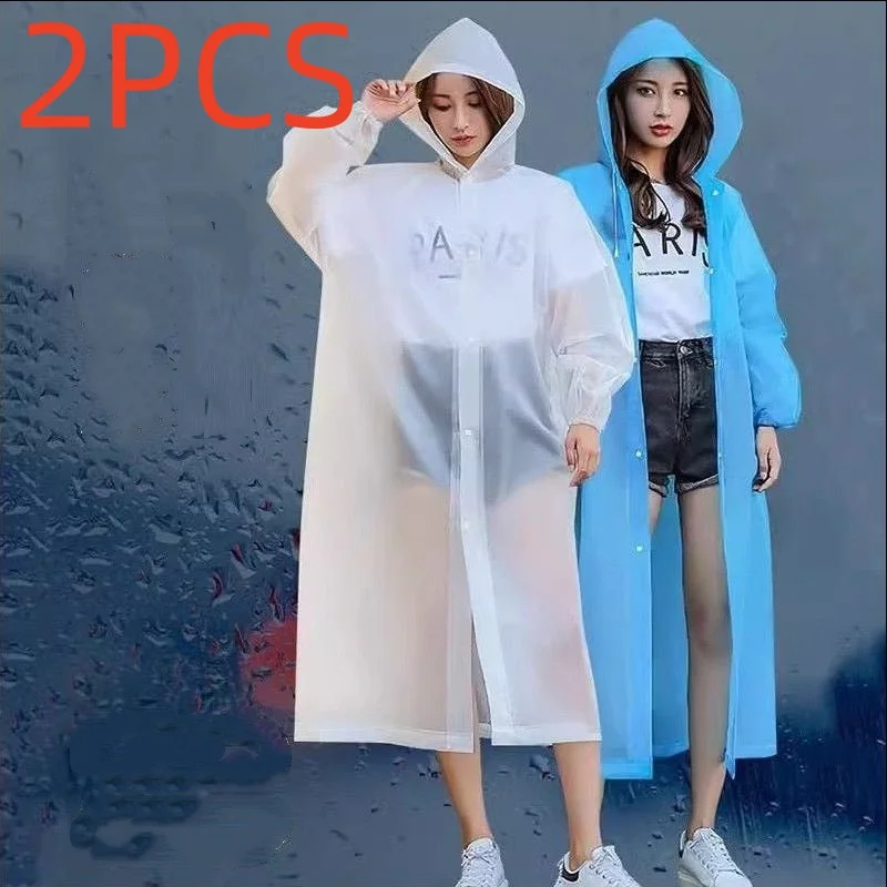 2-пак. плащ-пончо от дождя для взрослых, дорожная многоразовая ткань от дождя, портативные более толстые дождевики из ЭВА с капюшоном на шнурке
2-пак. плащ-пончо от дождя для взрослых, дорожная многоразовая ткань от дождя, портативные более толстые дождевики из ЭВА с капюшоном на шнурке