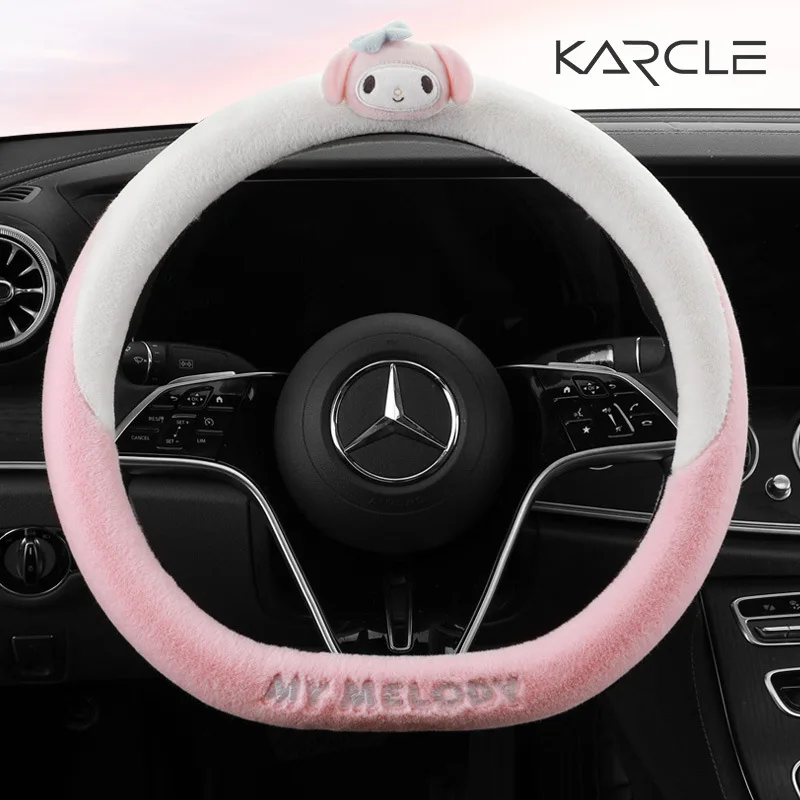 Car Steering Wheel Cover Sanrio Plush Round D-Shaped Warm and Non-Slip My Melody Cinnamoroll Cartoon Auto Accessories Gift
Car Steering Wheel Cover Sanrio Plush Round D-Shaped Warm and Non-Slip My Melody Cinnamoroll Cartoon Auto Accessories Gift
