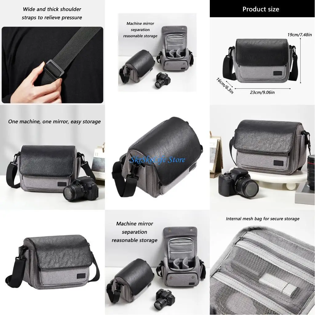 E65E Ergonomic Shoulder Strap Storage Camera Bag Detachable Interlayer With Multiple Compartments For Camera Gear
E65E Ergonomic Shoulder Strap Storage Camera Bag Detachable Interlayer With Multiple Compartments For Camera Gear