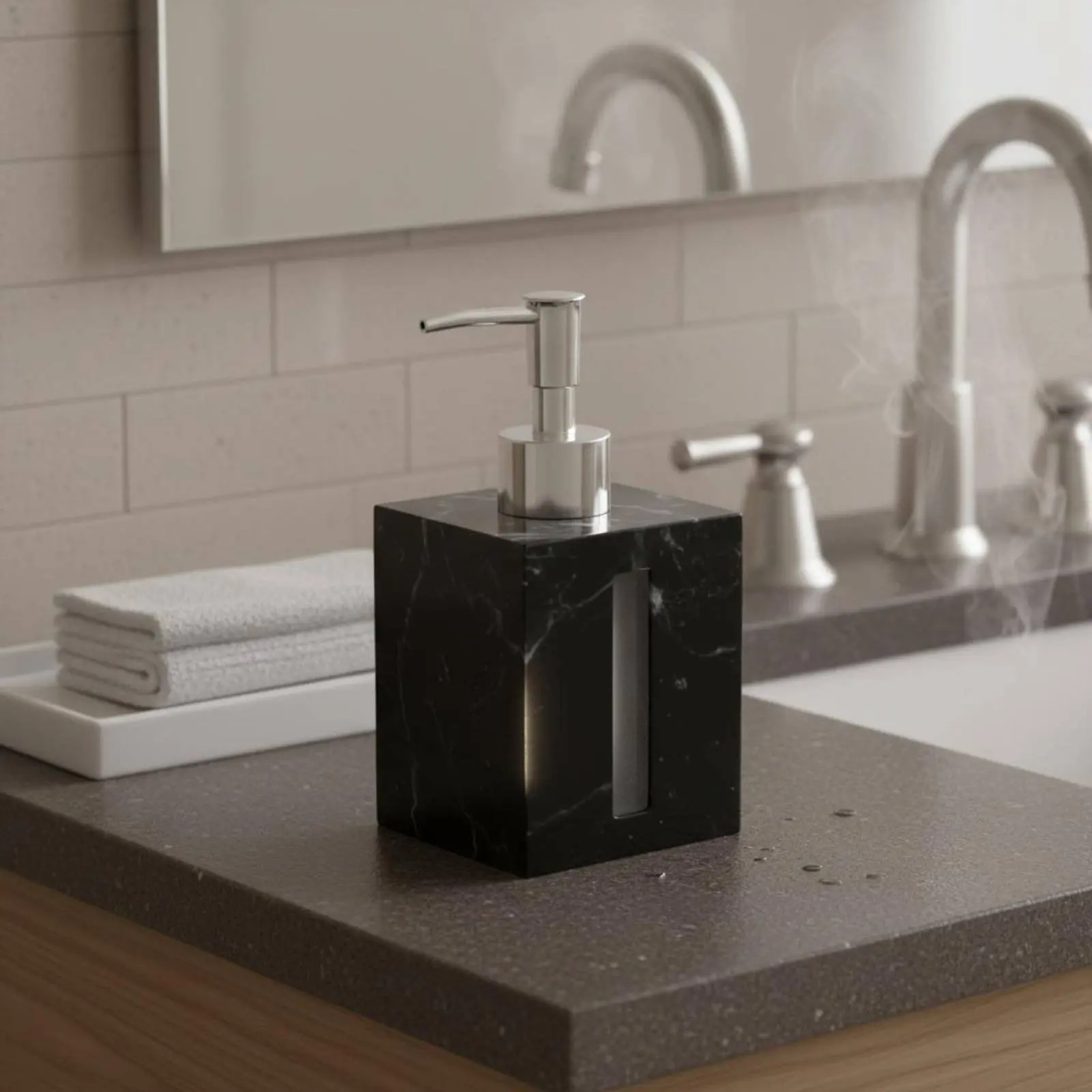 Resin Shampoo Bottle High-End Design Marble Pattern Dispenser Bathroom Supply Easy to Clean Liquid Container for Hotels, Kitchen
Resin Shampoo Bottle High-End Design Marble Pattern Dispenser Bathroom Supply Easy to Clean Liquid Container for Hotels, Kitchen