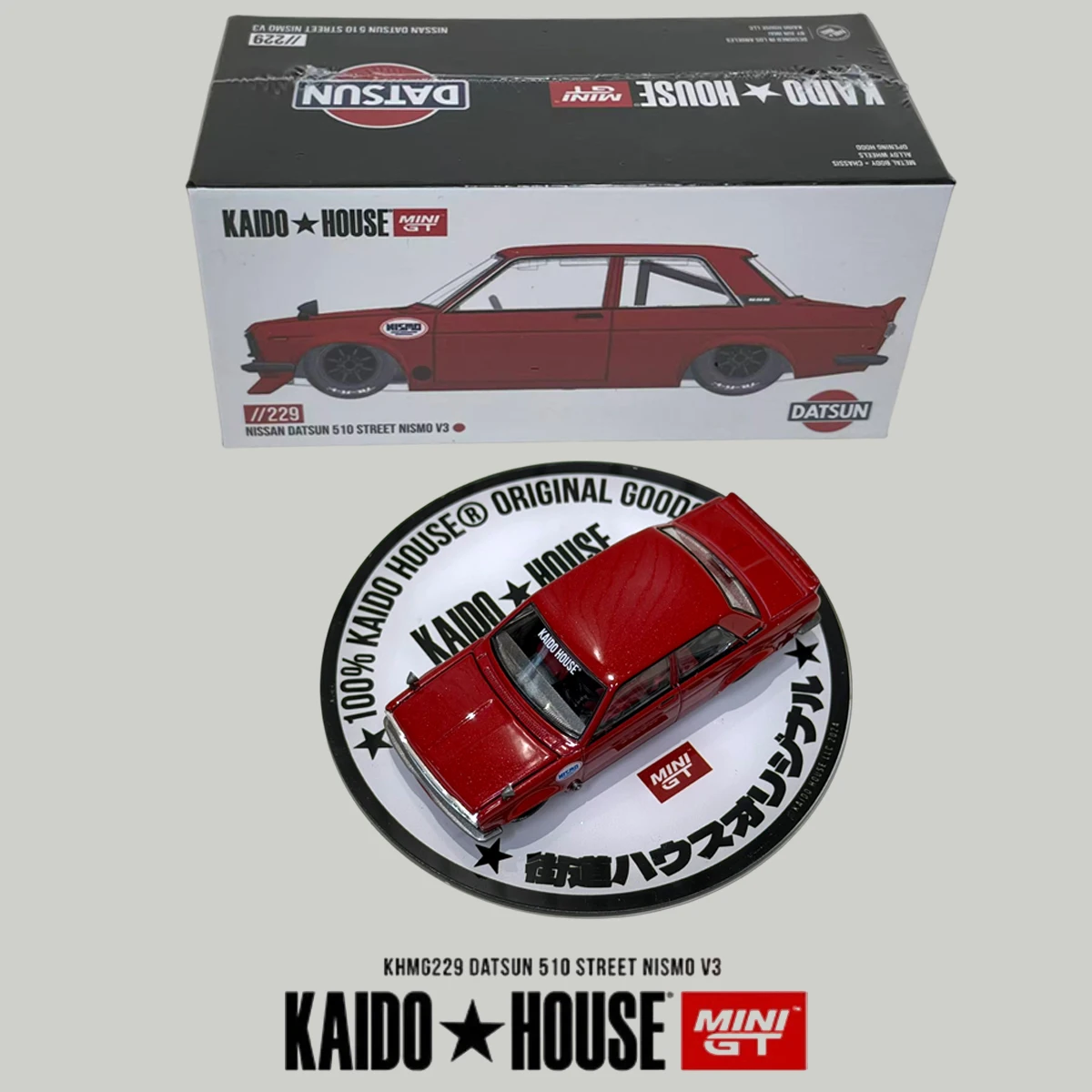 KAIDO HOUSE 1:64 Datsun 510 Street NISMO V3 Red Open Hood KA24DET Engine JDM Sedan Diecast Model Car In Stock KHMG229
KAIDO HOUSE 1:64 Datsun 510 Street NISMO V3 Red Open Hood KA24DET Engine JDM Sedan Diecast Model Car In Stock KHMG229