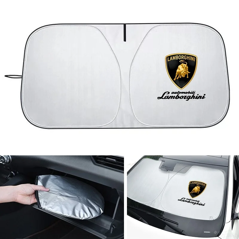 Headrest Car Front Windshield Sun Visor Foldable Sun Shade Cover For Lamborghini LP570 LP610 Urus LP700 LP770 Gallardo Aventador
Headrest Car Front Windshield Sun Visor Foldable Sun Shade Cover For Lamborghini LP570 LP610 Urus LP700 LP770 Gallardo Aventador