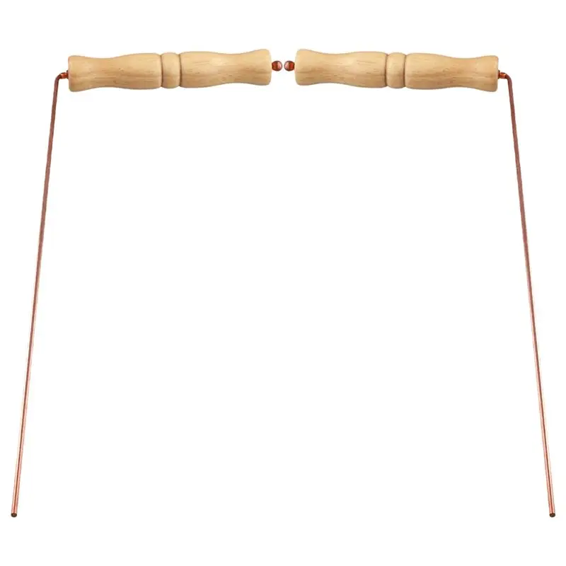 Copper Dowsing Rods Kit For Divination Tool - Natural Wooden Handles Divining Rods
Copper Dowsing Rods Kit For Divination Tool - Natural Wooden Handles Divining Rods