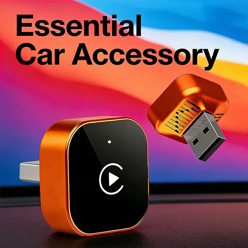 2-in-1 Wireless Car Play & Android Auto Adapter, AI Smart Box, Convert Wired to Wireless, Compatible with iOS & Android Phones
2-in-1 Wireless Car Play & Android Auto Adapter, AI Smart Box, Convert Wired to Wireless, Compatible with iOS & Android Phones