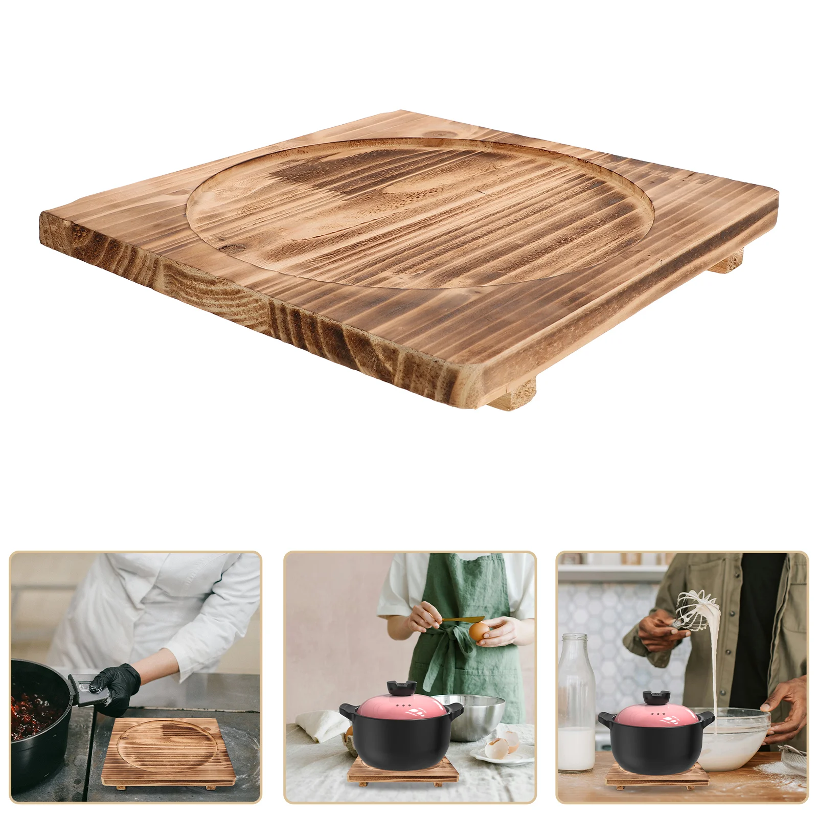 Iron Plate Insulation Pad Wood Hot Pads for Kitchen Wooden Mat Light Brown Insulated Bowl
Iron Plate Insulation Pad Wood Hot Pads for Kitchen Wooden Mat Light Brown Insulated Bowl