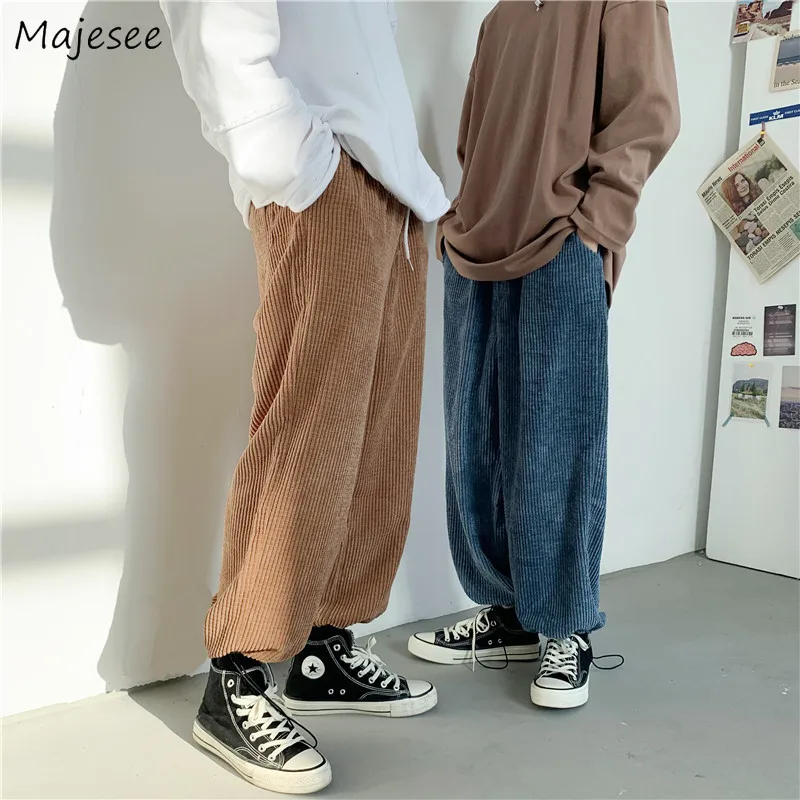 Pants Men Retro Corduroy Korean Style Loose Trendy Casual Baggy Brand Joggers Oversize Streetwear Solid Simple Daily All-match
Pants Men Retro Corduroy Korean Style Loose Trendy Casual Baggy Brand Joggers Oversize Streetwear Solid Simple Daily All-match