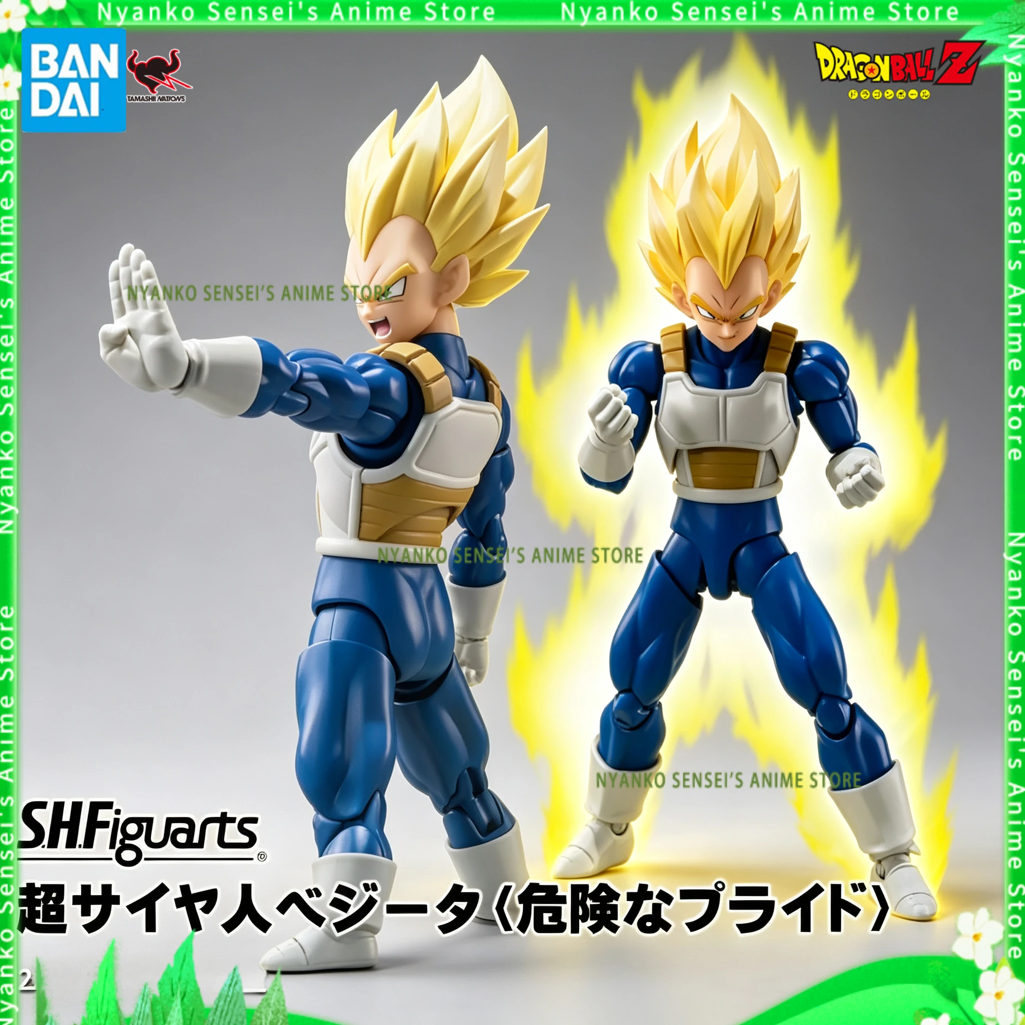 In Stock Bandai SHF Dragon Ball Super Saiyan Vegeta Dangerous Pride 3.0 SSJ Action Figure Anime Model Trendy Toys Collectibles
In Stock Bandai SHF Dragon Ball Super Saiyan Vegeta Dangerous Pride 3.0 SSJ Action Figure Anime Model Trendy Toys Collectibles