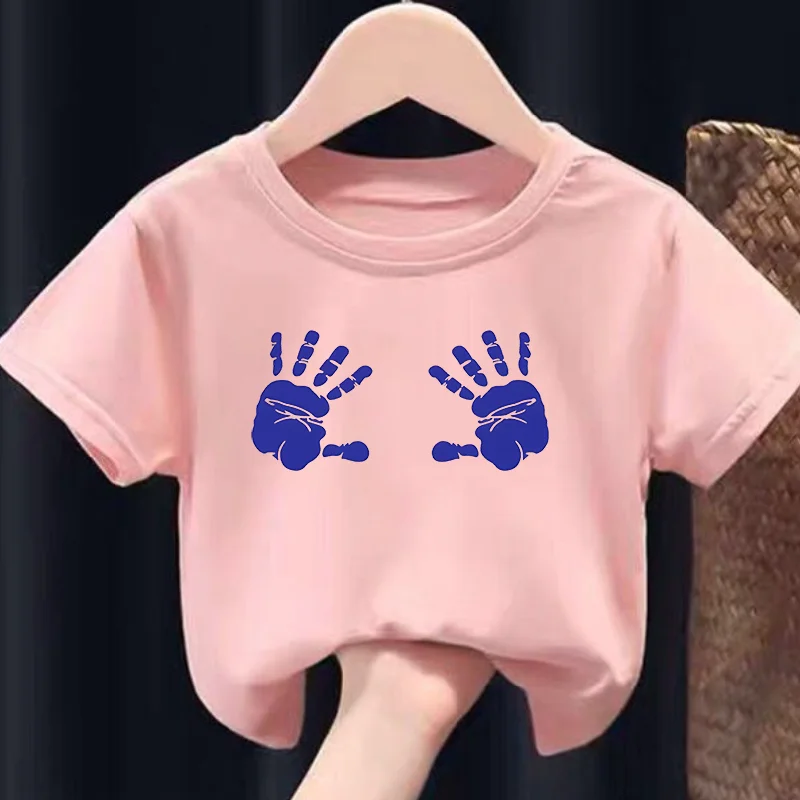 Children's T-shirts in The Summer Casual Trend, Featuring Palm Print, Fashionable Round Collars and Short Sleeves
Children's T-shirts in The Summer Casual Trend, Featuring Palm Print, Fashionable Round Collars and Short Sleeves