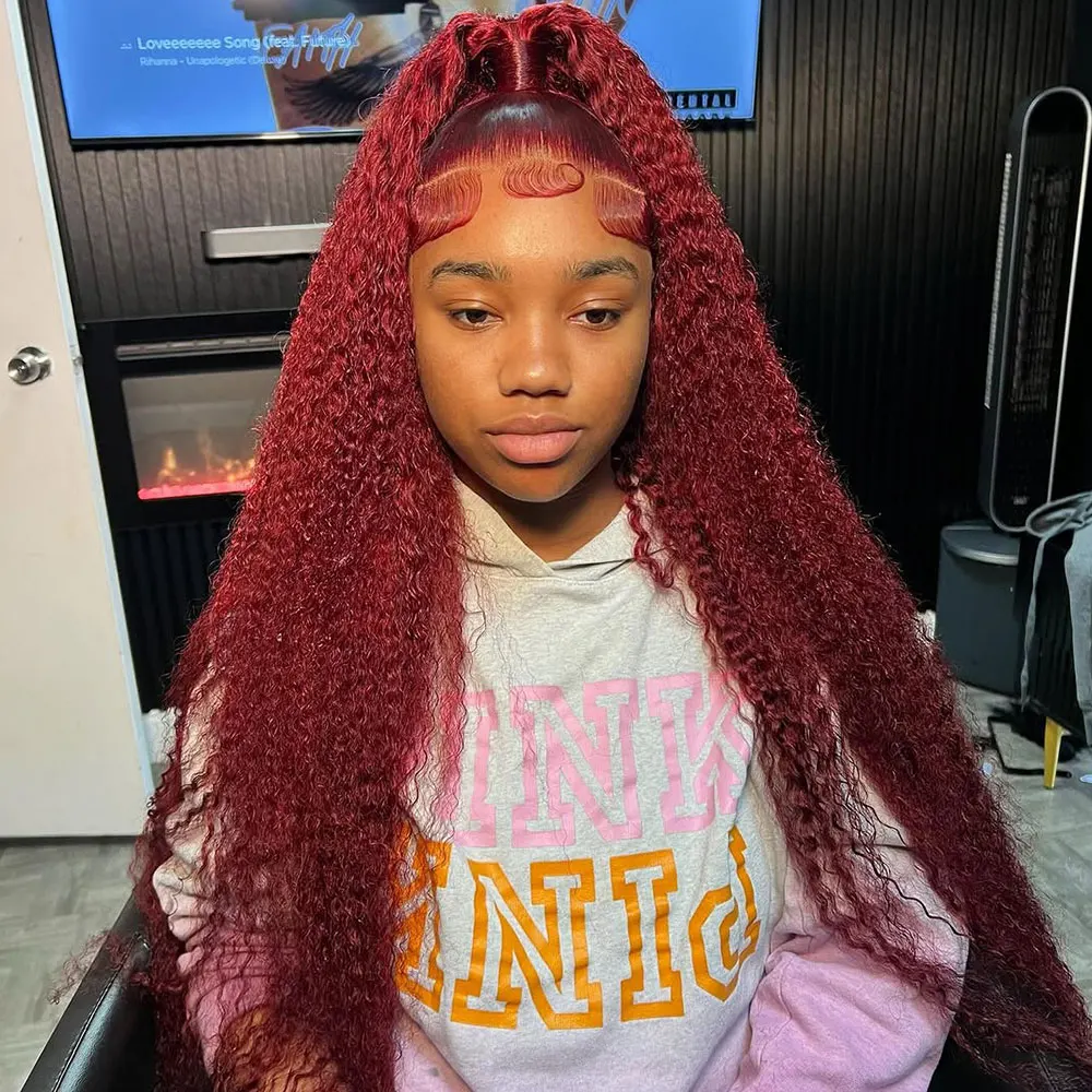 Бордовый 13x6 Hd Парик из натуральных волос на кружеве Кудрявый 13x4 Прозрачный кружевной 99j Бордовый цвет Глубокая волна Фронтальный парик из человеческих волос
Бордовый 13x6 Hd Парик из натуральных волос на кружеве Кудрявый 13x4 Прозрачный кружевной 99j Бордовый цвет Глубокая волна Фронтальный парик из человеческих волос