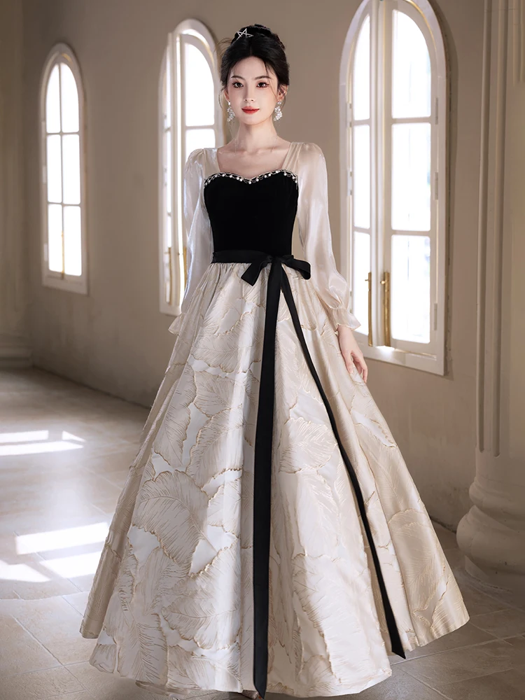 Ele Long Evening Gown Women's Sle Adult Ceremony Ball Luxury High-End Formal Dr for Cany Annual Par Performance
Ele Long Evening Gown Women's Sle Adult Ceremony Ball Luxury High-End Formal Dr for Cany Annual Par Performance